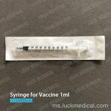 Jarum suntikan pakai buang untuk vaksin 1ml